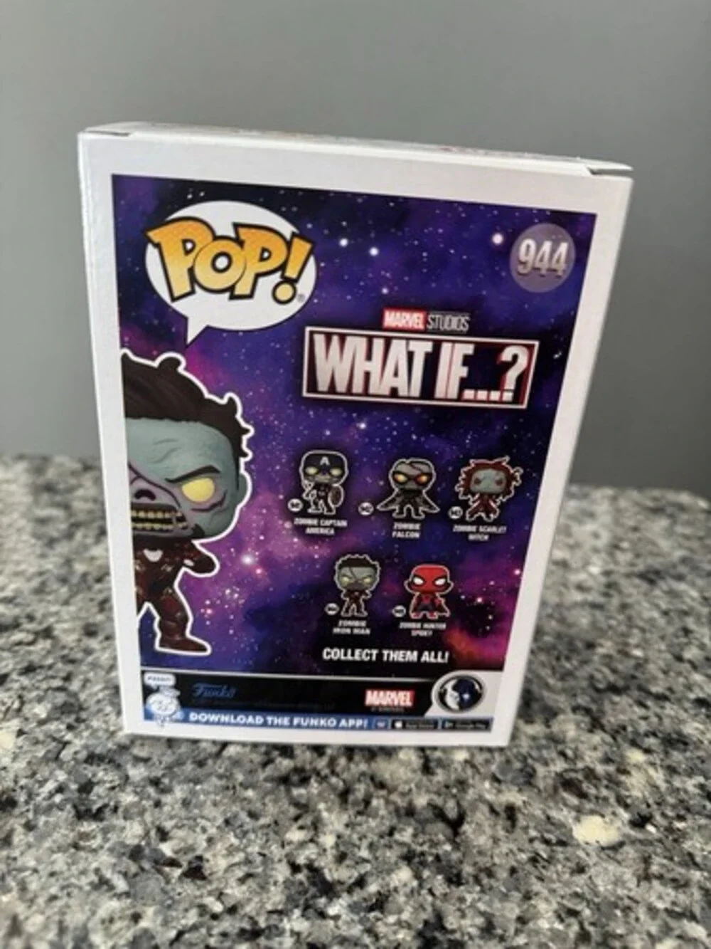 Funko Pop! What If? Zombie Captain America 941 Zombie Iron Man 944 Iron Man 871